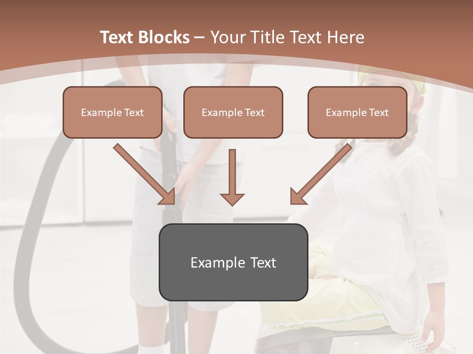 Cleaner Looking Siblings PowerPoint Template