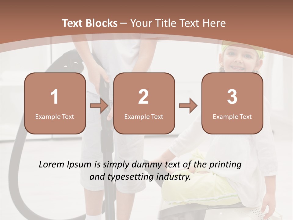 Cleaner Looking Siblings PowerPoint Template
