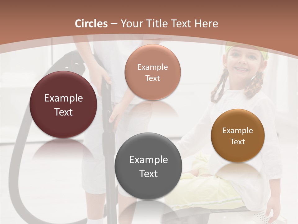 Cleaner Looking Siblings PowerPoint Template