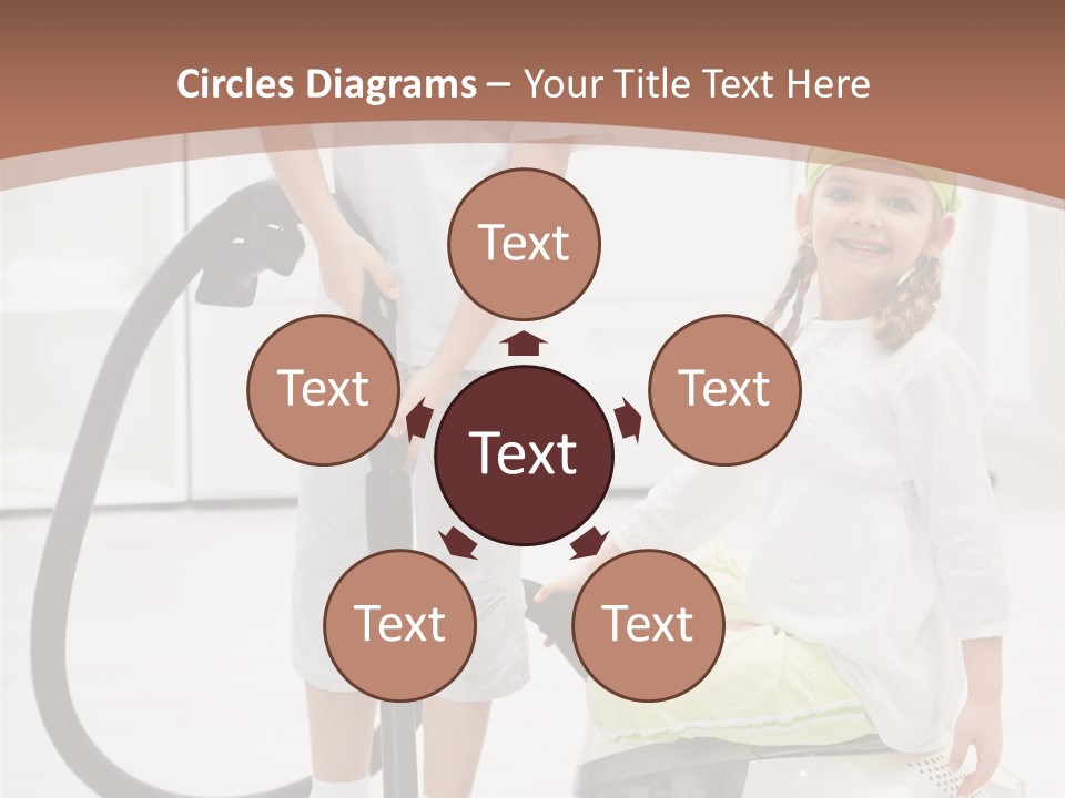 Cleaner Looking Siblings PowerPoint Template