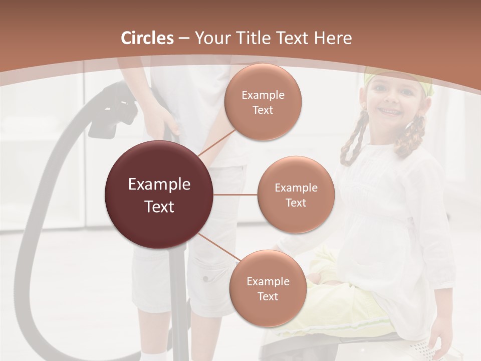 Cleaner Looking Siblings PowerPoint Template