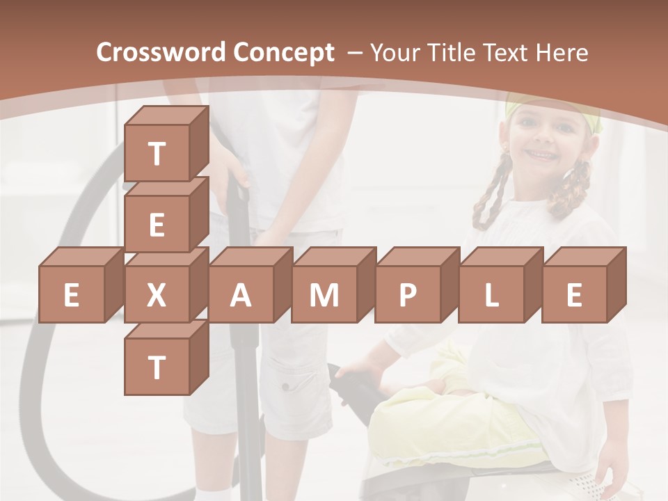 Cleaner Looking Siblings PowerPoint Template