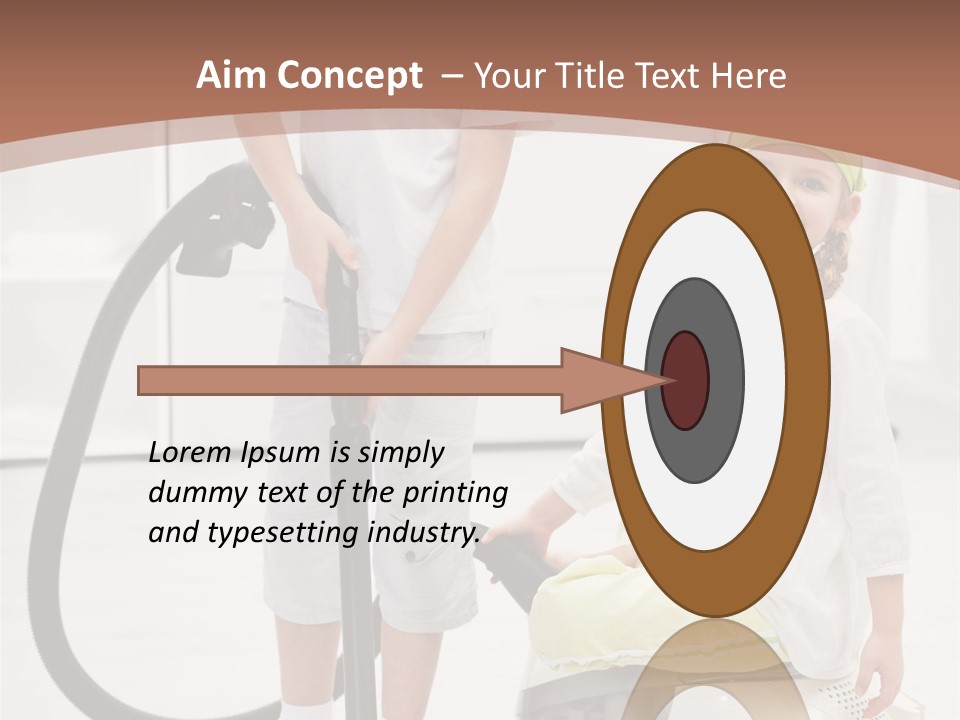 Cleaner Looking Siblings PowerPoint Template