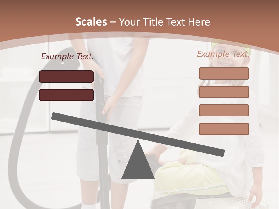 Cleaner Looking Siblings PowerPoint Template