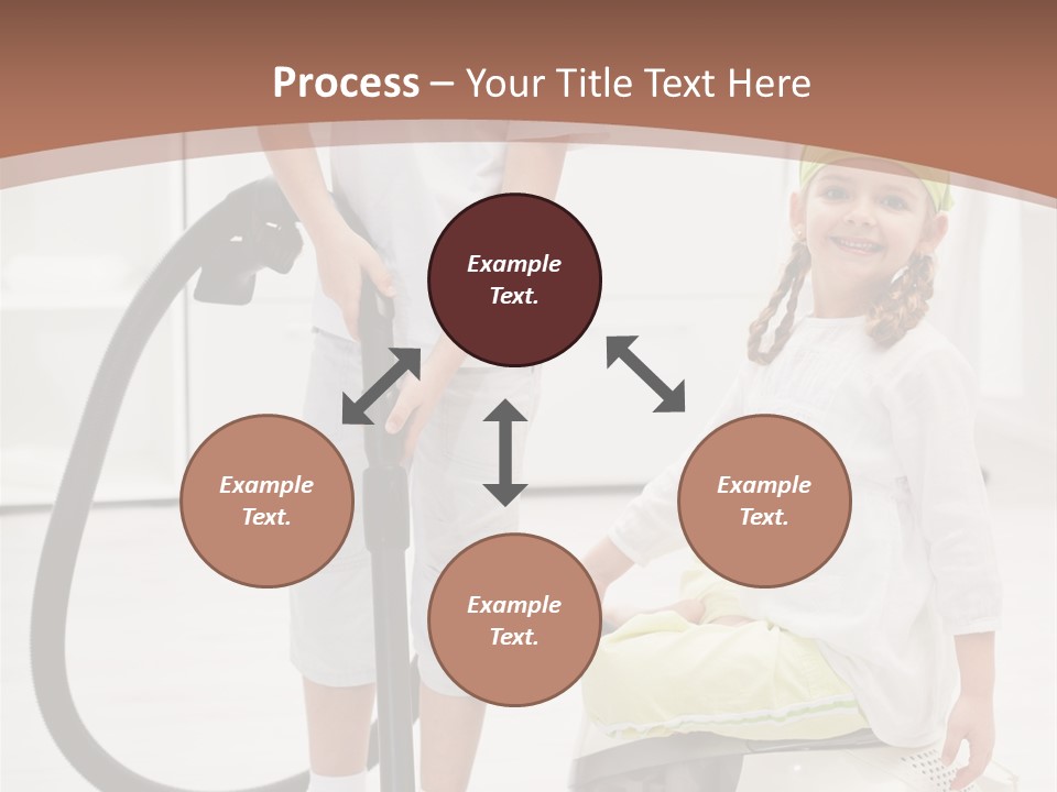 Cleaner Looking Siblings PowerPoint Template