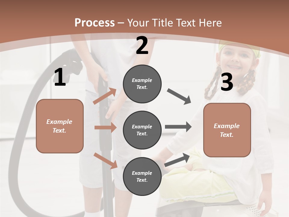 Cleaner Looking Siblings PowerPoint Template
