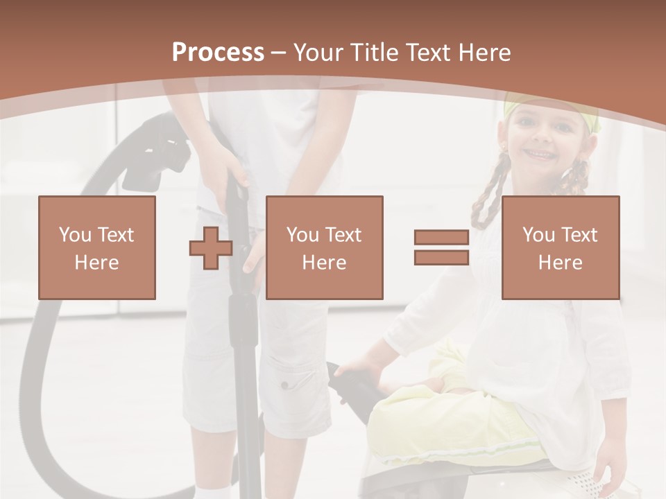 Cleaner Looking Siblings PowerPoint Template