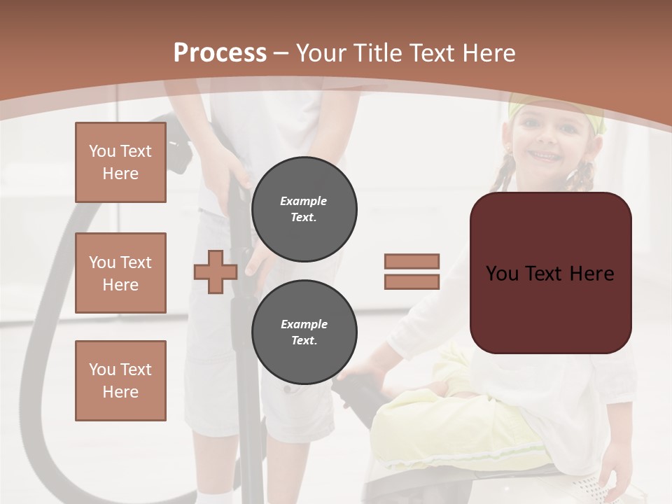 Cleaner Looking Siblings PowerPoint Template