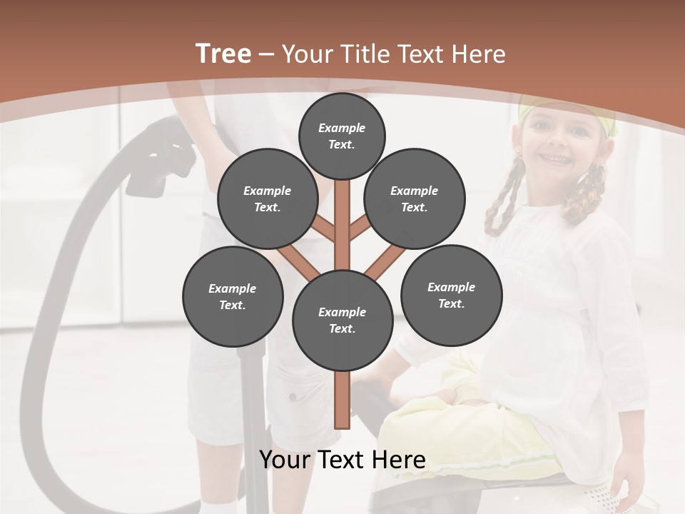 Cleaner Looking Siblings PowerPoint Template