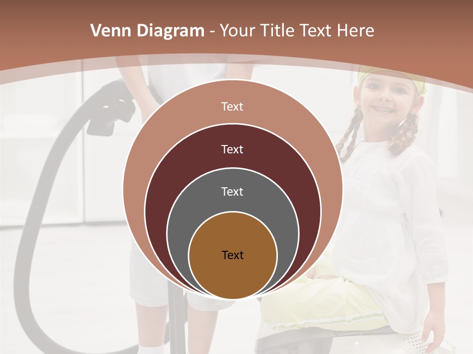Cleaner Looking Siblings PowerPoint Template