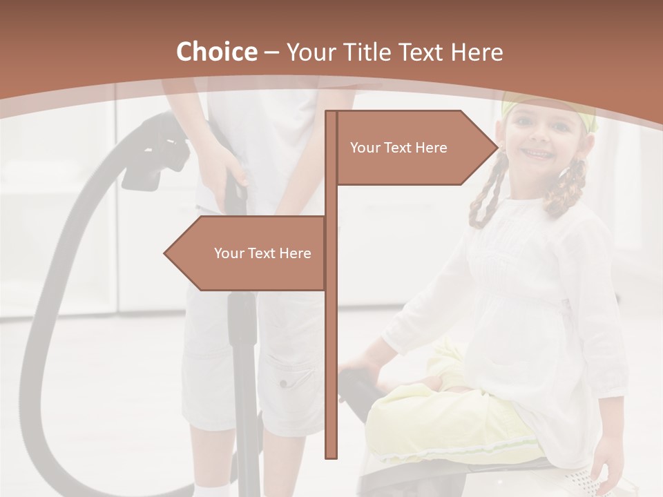 Cleaner Looking Siblings PowerPoint Template