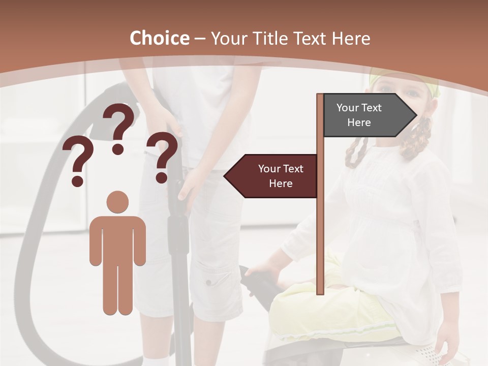 Cleaner Looking Siblings PowerPoint Template