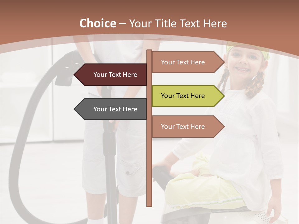 Cleaner Looking Siblings PowerPoint Template