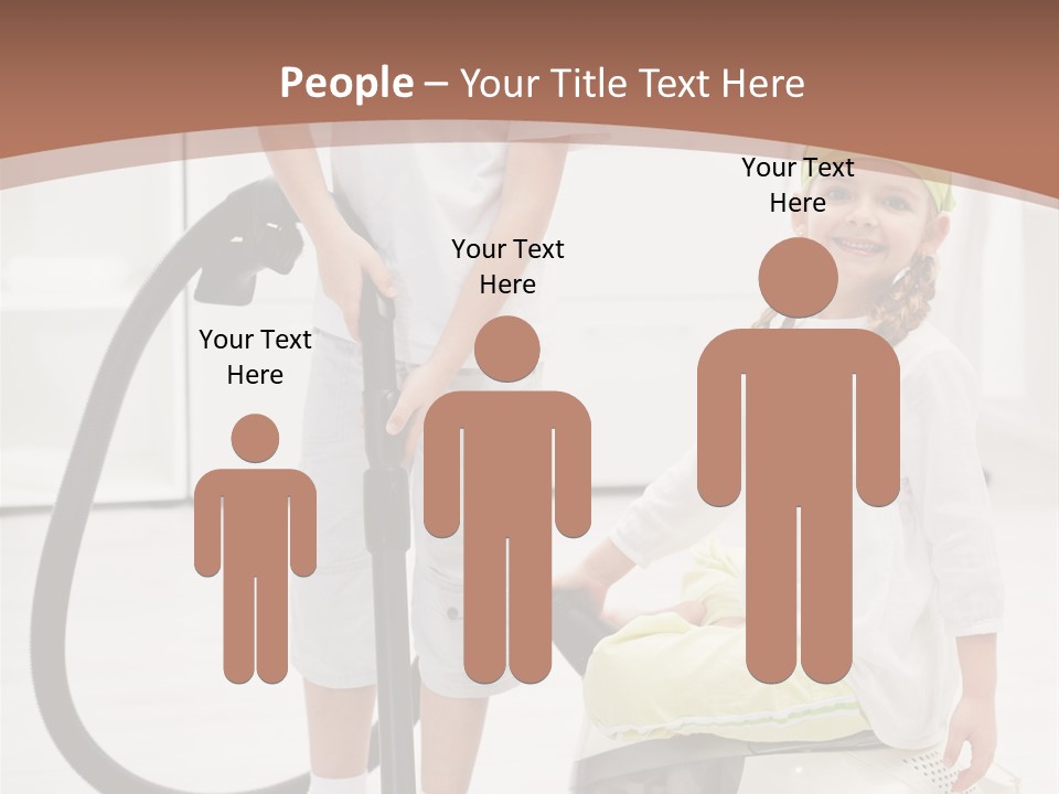 Cleaner Looking Siblings PowerPoint Template