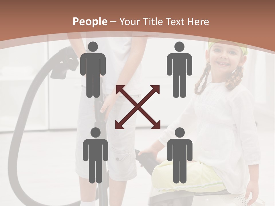 Cleaner Looking Siblings PowerPoint Template