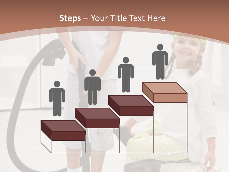 Cleaner Looking Siblings PowerPoint Template