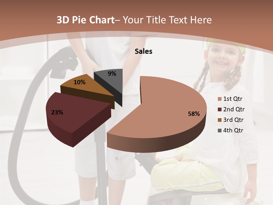 Cleaner Looking Siblings PowerPoint Template