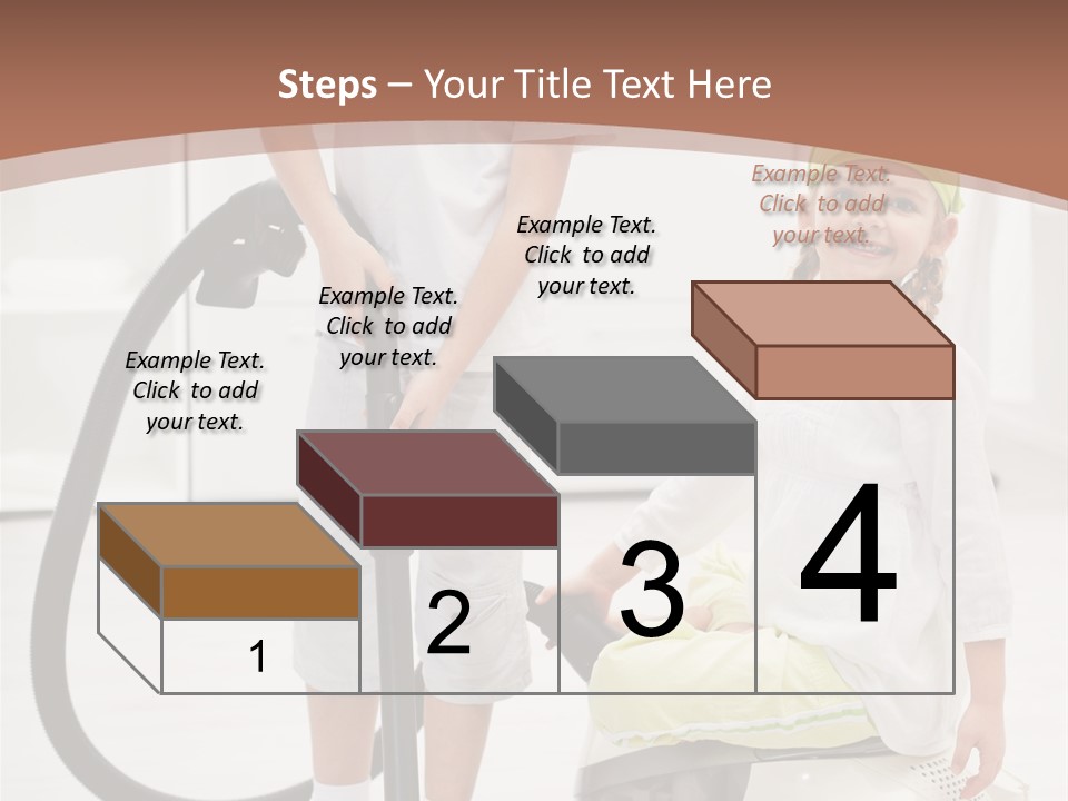 Cleaner Looking Siblings PowerPoint Template