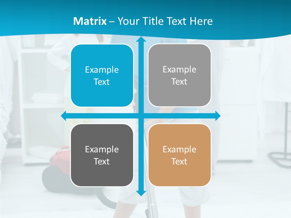 Home Cleaner Boy PowerPoint Template