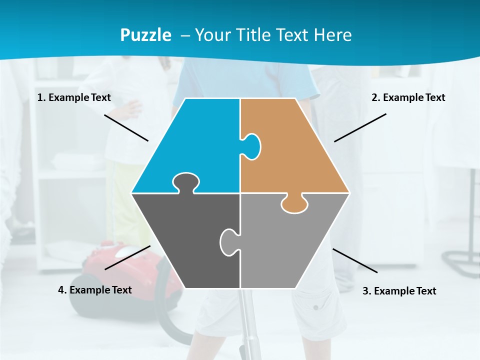 Home Cleaner Boy PowerPoint Template