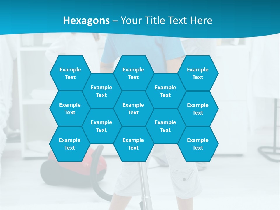 Home Cleaner Boy PowerPoint Template