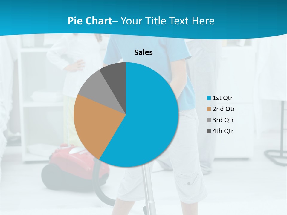 Home Cleaner Boy PowerPoint Template