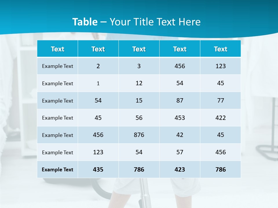 Home Cleaner Boy PowerPoint Template