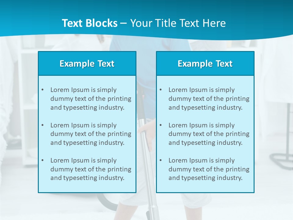 Home Cleaner Boy PowerPoint Template