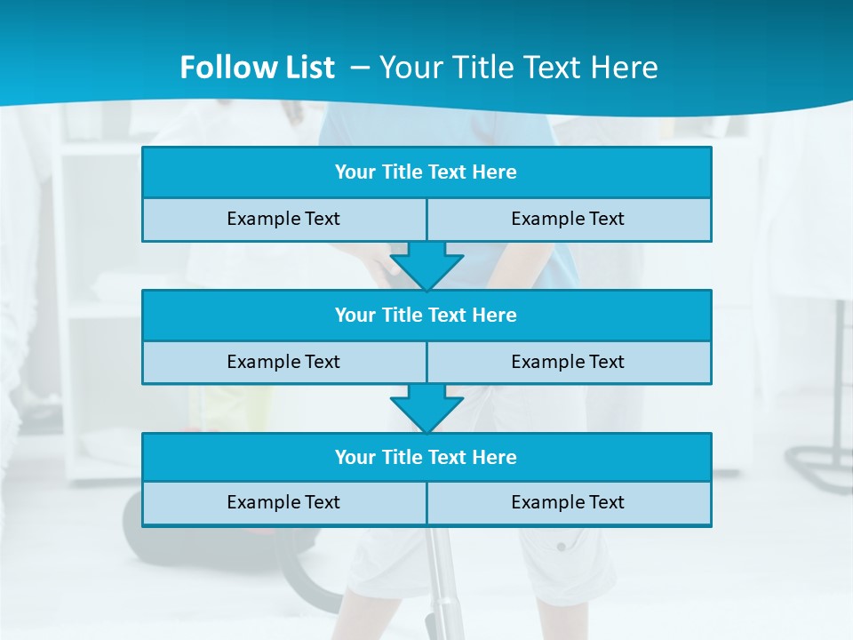 Home Cleaner Boy PowerPoint Template