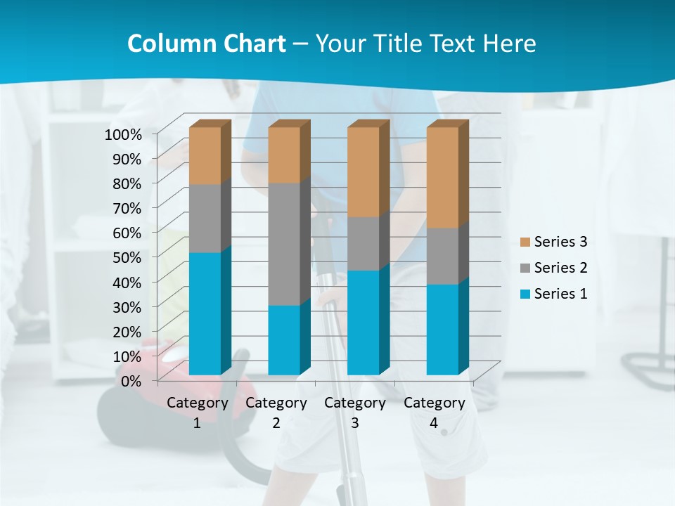 Home Cleaner Boy PowerPoint Template