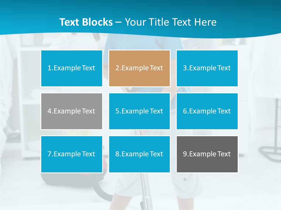 Home Cleaner Boy PowerPoint Template