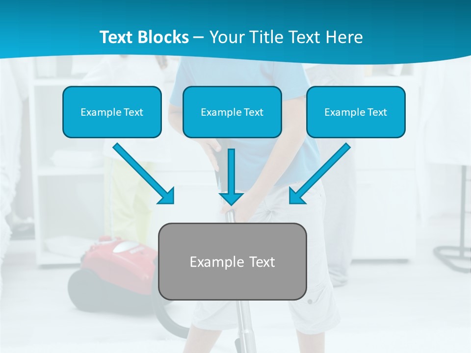 Home Cleaner Boy PowerPoint Template