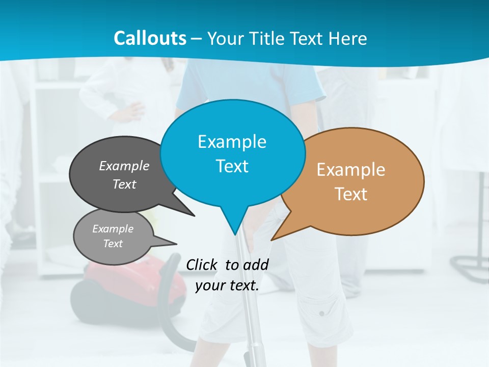 Home Cleaner Boy PowerPoint Template