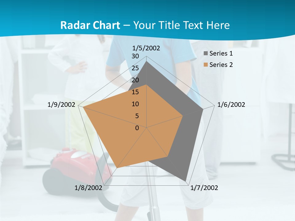 Home Cleaner Boy PowerPoint Template