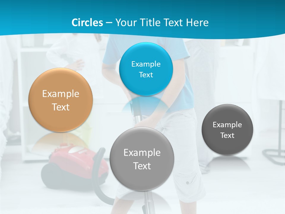 Home Cleaner Boy PowerPoint Template