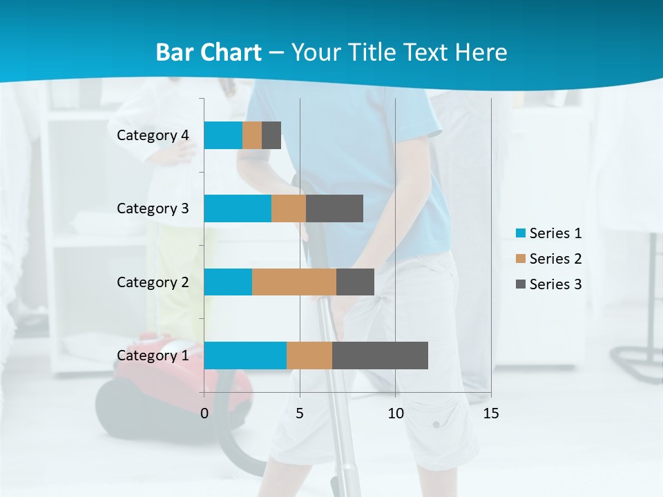 Home Cleaner Boy PowerPoint Template