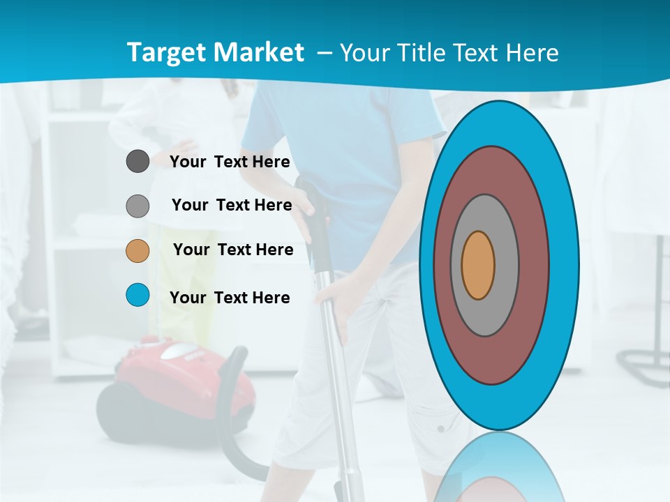 Home Cleaner Boy PowerPoint Template