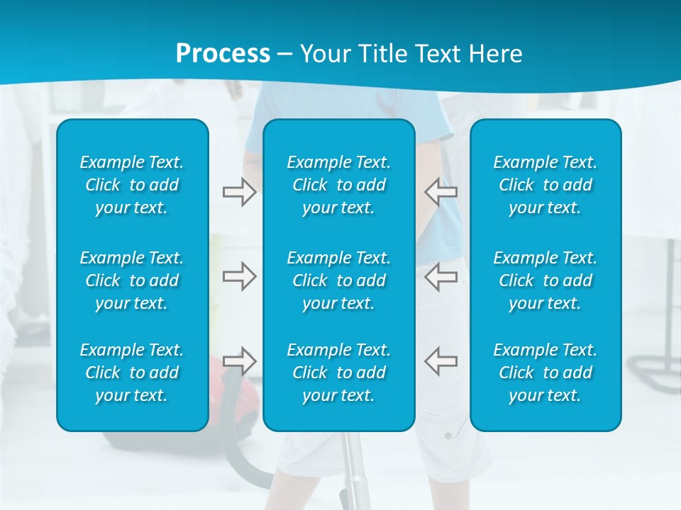 Home Cleaner Boy PowerPoint Template