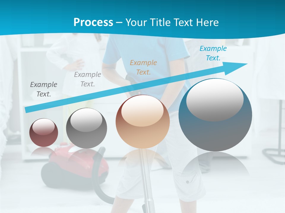 Home Cleaner Boy PowerPoint Template