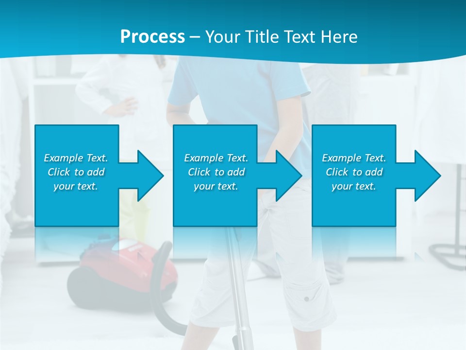 Home Cleaner Boy PowerPoint Template