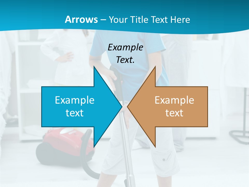 Home Cleaner Boy PowerPoint Template