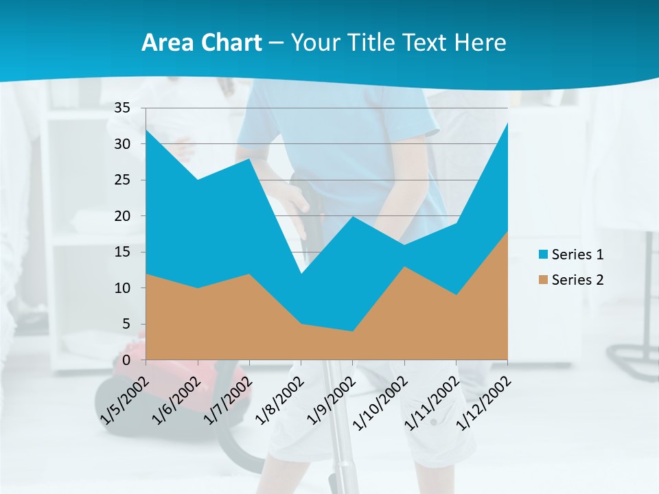 Home Cleaner Boy PowerPoint Template