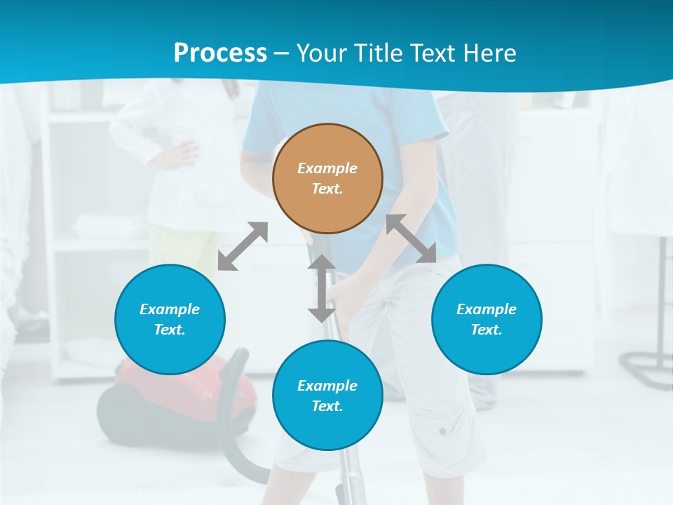 Home Cleaner Boy PowerPoint Template