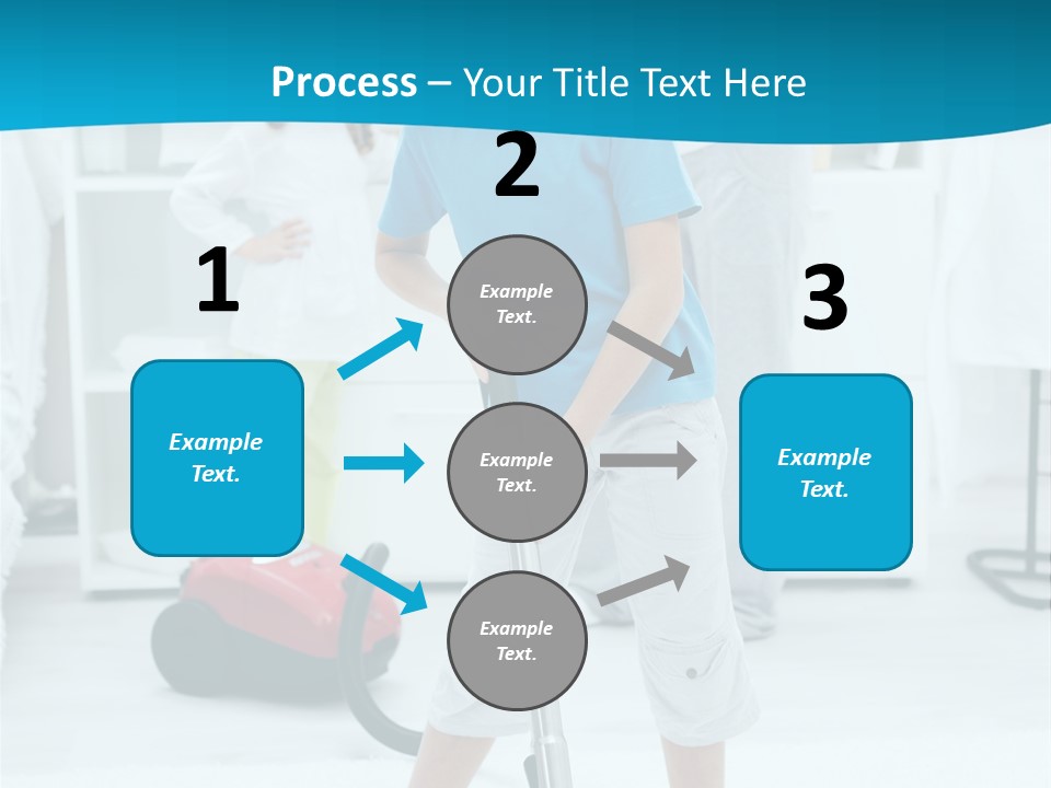 Home Cleaner Boy PowerPoint Template