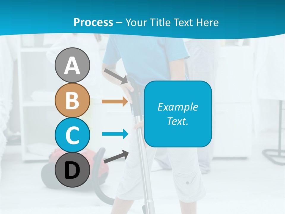 Home Cleaner Boy PowerPoint Template