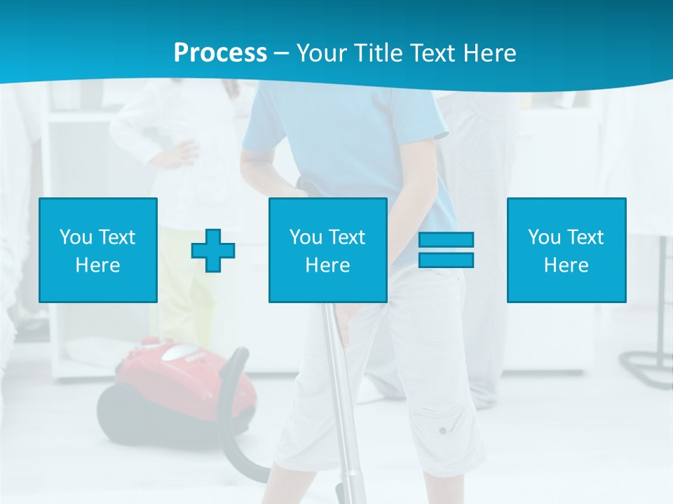 Home Cleaner Boy PowerPoint Template
