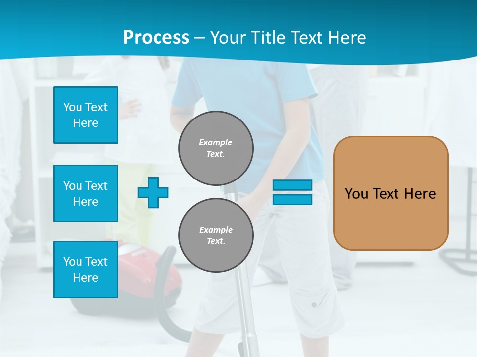 Home Cleaner Boy PowerPoint Template