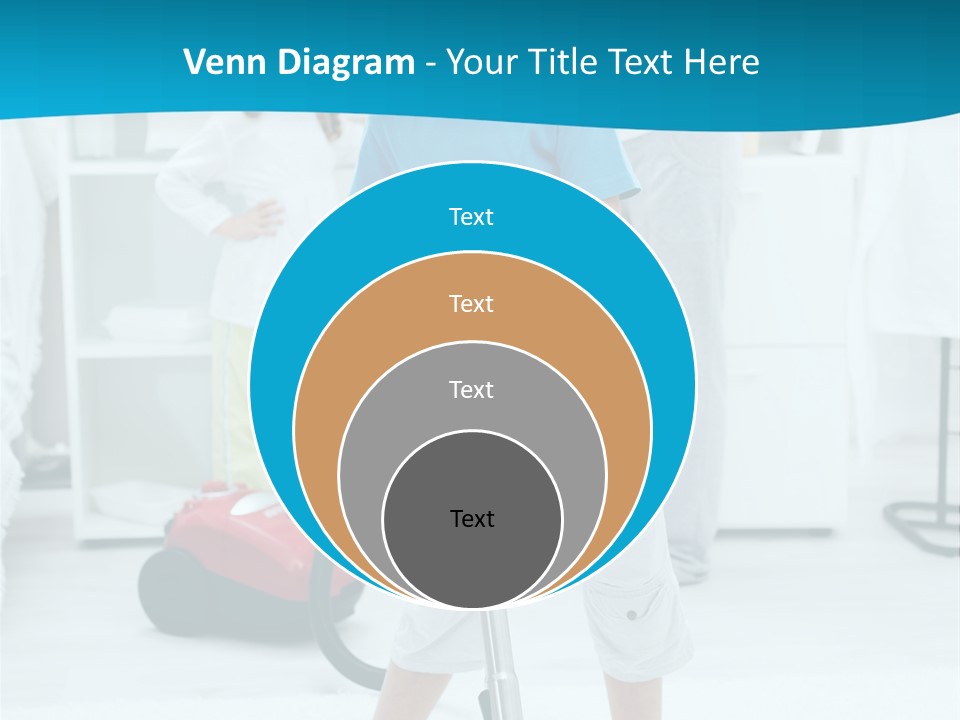 Home Cleaner Boy PowerPoint Template