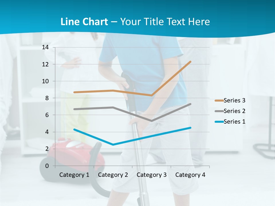 Home Cleaner Boy PowerPoint Template
