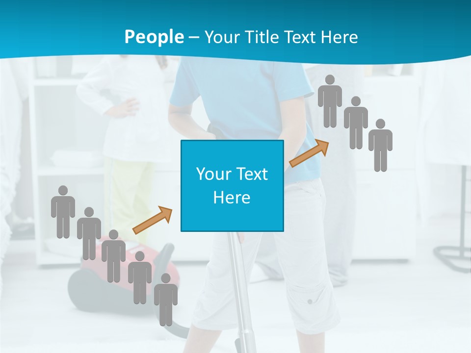 Home Cleaner Boy PowerPoint Template